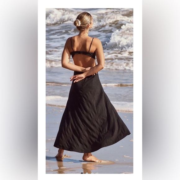 Free People Inma Cutouts Midi Dress, size Xs - Picture 6 of 10